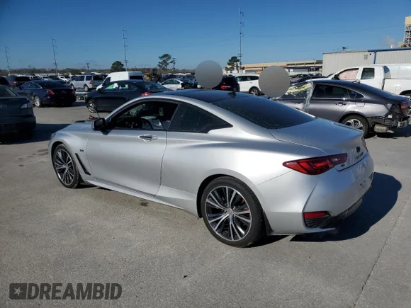 ✅ 2018 Infiniti Q60 Luxe • VIN: JN1EV7EL5JM391498 • Lot: 38105343. Listed on Copart with 24,975 mi. Free auction sales archive from the USA and detailed vehicle history report at DreamBid. Image 2.