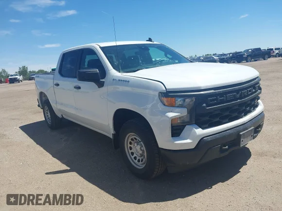 ✅ 2023 Chevrolet Silverado 1500 Work Truck • VIN: 1GCPDAEK9PZ224764 • Lot: 45112991. Wystawiony na IAAI z przebiegiem 78 032 mil. Bezpłatny archiwum sprzedaży aukcyjnych z USA i szczegółowy raport historii pojazdu na DreamBid. Zdjęcie 1.