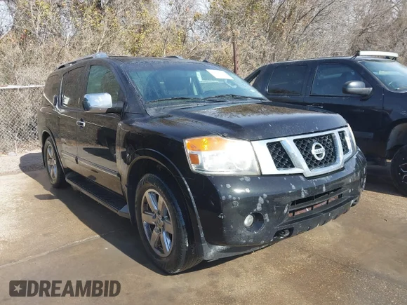 ✅ 2014 Nissan Armada SV • VIN: 5N1BA0ND7EN604166 • Lot: 44321202. Listed on IAAI with 216,105 mi. Free auction sales archive from the USA and detailed vehicle history report at DreamBid. Image 1.