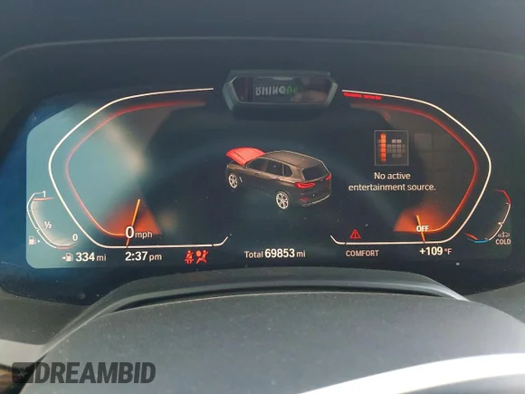 ✅ 2020 BMW X5 xDrive40i • VIN: 5UXCR6C04L9B51684 • Lot: 53533596. Listed on Copart with 69,853 mi. Free auction sales archive from the USA and detailed vehicle history report at DreamBid. Image 9.