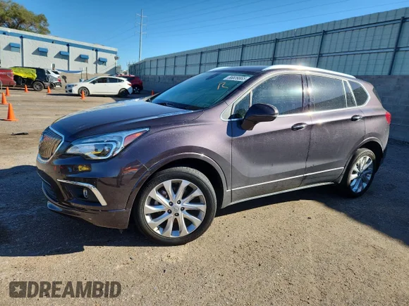 ✅ 2017 Buick Envision Premium I • VIN: LRBFXESX7HD078839 • Lot: 86839865. Listed on Copart with 40,861 mi. Free auction sales archive from the USA and detailed vehicle history report at DreamBid. Image 1.