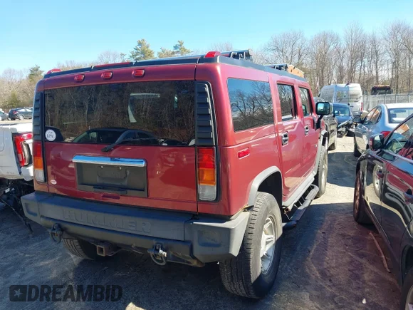 ✅ 2003 Hummer H2 • VIN: 5GRGN23U23H118677 • Lot: 44632595. Wystawiony na IAAI z przebiegiem 142 428 mil. Bezpłatny archiwum sprzedaży aukcyjnych z USA i szczegółowy raport historii pojazdu na DreamBid. Zdjęcie 4.