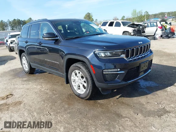 ✅ 2024 Jeep Grand Cherokee Limited • VIN: 1C4RJHBG8R8924679 • Лот: 44781906. Опубликован ранее на IAAI с пробегом 12 076 миль. Бесплатный доступ к архиву аукционных продаж из США и подробный отчёт об истории автомобиля на DreamBid. Изображение 1.