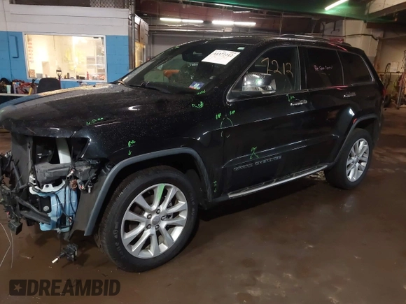 ✅ 2017 Jeep Grand Cherokee Limited • VIN: 1C4RJFBGXHC782089 • Lot: 44377212. Wystawiony na IAAI z przebiegiem 128 094 mil. Bezpłatny archiwum sprzedaży aukcyjnych z USA i szczegółowy raport historii pojazdu na DreamBid. Zdjęcie 2.