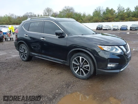 ✅ 2019 Nissan Rogue SL • VIN: 5N1AT2MV3KC752530 • Lot: 44911348. Listed on IAAI with 107,236 mi. Free auction sales archive from the USA and detailed vehicle history report at DreamBid. Image 1.
