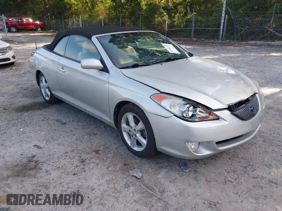 ✅ 2004 Toyota Solara SE • VIN: 4T1FA38P14U031813 • Lot: 42881388. Listed on IAAI with 161,796 mi. Free auction sales archive from the USA and detailed vehicle history report at DreamBid. Image 1.