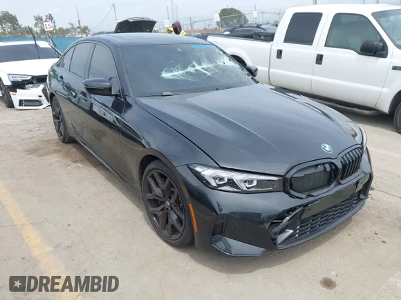 ✅ 2025 BMW 3 Series 330i • VIN: 3MW69CW04S8F46928 • Lot: 44831633. Listed on IAAI with 8,790 mi. Free auction sales archive from the USA and detailed vehicle history report at DreamBid. Image 1.