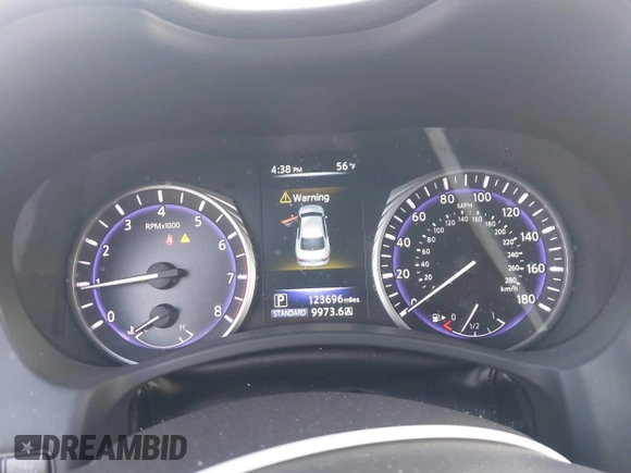 ✅ 2017 Infiniti Q50 2.0t • VIN: JN1CV7AP7HM640961 • Lot: 41449970. Listed on IAAI with 123,696 mi. Free auction sales archive from the USA and detailed vehicle history report at DreamBid. Image 7.