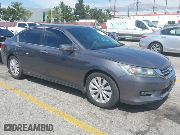 ✅ 2015 Honda Accord EX • VIN: 1HGCR2E73FA025841 • Lot: 44791577. Listed on IAAI with 131,791 mi. Free auction sales archive from the USA and detailed vehicle history report at DreamBid. Image 1.