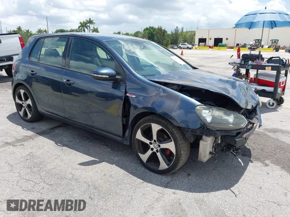 ✅ 2012 Volkswagen Golf • VIN: WVWDB7AJ8CW330983 • Lot: 44954408. Listed on IAAI with 161,376 mi. Free auction sales archive from the USA and detailed vehicle history report at DreamBid. Image 1.