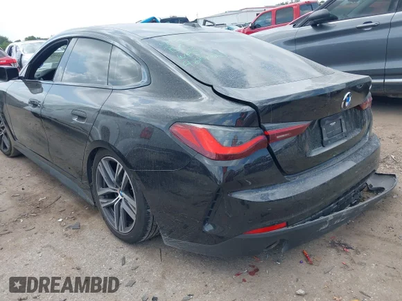 ✅ 2023 BMW 4 Series 430i • VIN: WBA63AV03PFN97570 • Lot: 42139297. Listed on IAAI with 43,001 mi. Free auction sales archive from the USA and detailed vehicle history report at DreamBid. Image 3.