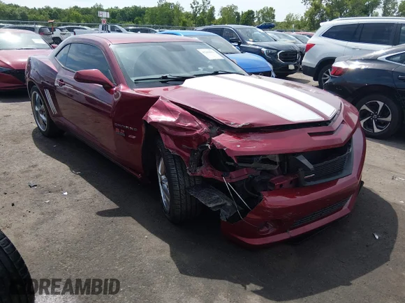 ✅ 2010 Chevrolet Camaro 1SS • VIN: 2G1FJ1EJ4A9192795 • Lot: 45218651. Listed on IAAI with 101,391 mi. Free auction sales archive from the USA and detailed vehicle history report at DreamBid. Image 1.
