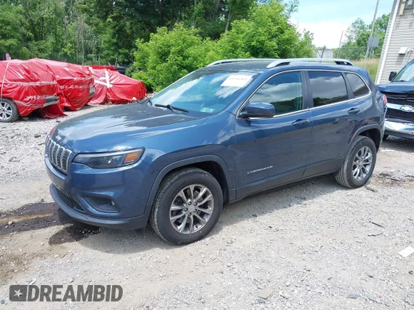 ✅ 2019 Jeep Cherokee Altitude • VIN: 1C4PJMLB2KD442581 • Лот: 45316565. Опубликован ранее на IAAI с пробегом 58 100 миль. Бесплатный доступ к архиву аукционных продаж из США и подробный отчёт об истории автомобиля на DreamBid. Изображение 2.