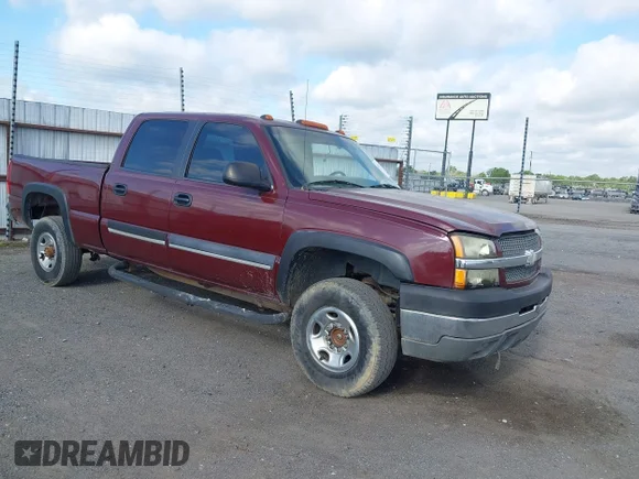 ✅ 2003 Chevrolet Silverado 2500HD • VIN: 1GCHK23103F162824 • Lot: 45352119. Listed on IAAI with 255,276 mi. Free auction sales archive from the USA and detailed vehicle history report at DreamBid. Image 1.