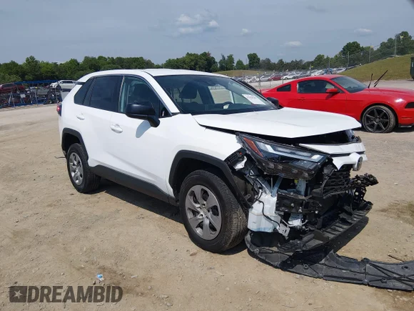 ✅ 2024 Toyota RAV4 LE • VIN: 2T3H1RFV9RW307683 • Lot: 45158301. Listed on IAAI with 82,910 mi. Free auction sales archive from the USA and detailed vehicle history report at DreamBid. Image 1.