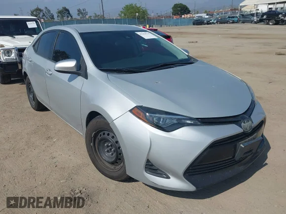 ✅ 2019 Toyota Corolla SE • VIN: 5YFBURHE4KP890173 • Lot: 45104778. Listed on IAAI with 100,020 mi. Free auction sales archive from the USA and detailed vehicle history report at DreamBid. Image 1.