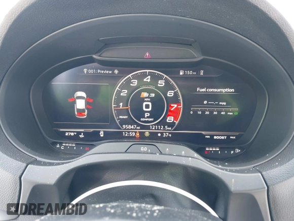 ✅ 2017 Audi S3 Premium Plus • VIN: WAUB1GFF1H1025258 • Lot: 44440008. Wystawiony na IAAI z przebiegiem 95 847 mil. Bezpłatny archiwum sprzedaży aukcyjnych z USA i szczegółowy raport historii pojazdu na DreamBid. Zdjęcie 7.