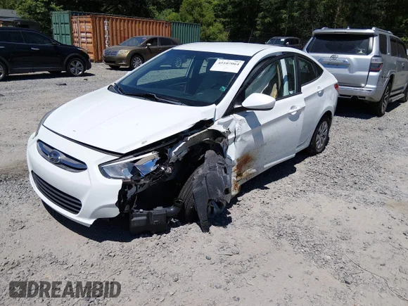 ✅ 2017 Hyundai Accent SE • VIN: KMHCT4AE4HU342976 • Lot: 45107064. Wystawiony na IAAI z przebiegiem 110 380 mil. Bezpłatny archiwum sprzedaży aukcyjnych z USA i szczegółowy raport historii pojazdu na DreamBid. Zdjęcie 2.