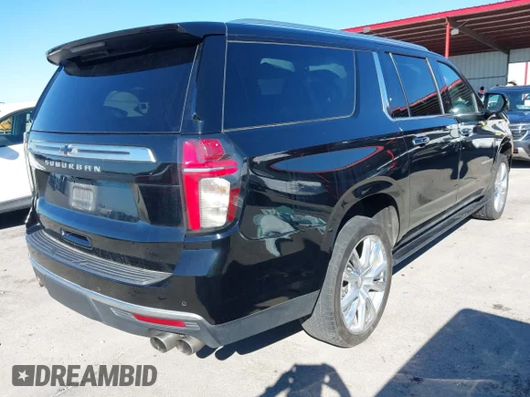 ✅ 2021 Chevrolet Suburban High Country • VIN: 1GNSKGKL3MR324913 • Lot: 43588786. Wystawiony na IAAI z przebiegiem 74 004 mil. Bezpłatny archiwum sprzedaży aukcyjnych z USA i szczegółowy raport historii pojazdu na DreamBid. Zdjęcie 4.