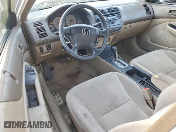 ✅ 2002 Honda Civic LX • VIN: 1HGEM22542L094563 • Lot: 52301266. Wystawiony na Copart z przebiegiem 242 274 mil. Bezpłatny archiwum sprzedaży aukcyjnych z USA i szczegółowy raport historii pojazdu na DreamBid. Zdjęcie 8.