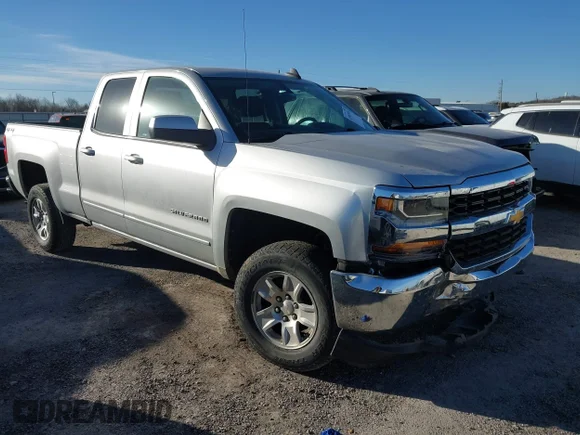 ✅ 2018 Chevrolet Silverado 1500 LT • VIN: 1GCVKREH4JZ159362 • Lot: 43963910. Listed on IAAI with 155,877 mi. Free auction sales archive from the USA and detailed vehicle history report at DreamBid. Image 1.