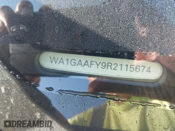 ✅ 2024 Audi Q5 S line Premium • VIN: WA1GAAFY9R2115674 • Lot: 43686028. Wystawiony na IAAI z przebiegiem Nie podano. Bezpłatny archiwum sprzedaży aukcyjnych z USA i szczegółowy raport historii pojazdu na DreamBid. Zdjęcie 9.