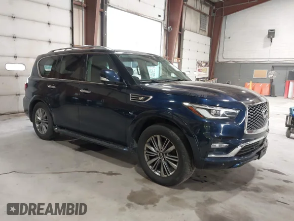 ✅ 2018 Infiniti QX80 • VIN: JN8AZ2NE7J9193405 • Лот: 45001319. Опубликован ранее на IAAI с пробегом 163 785 миль. Бесплатный доступ к архиву аукционных продаж из США и подробный отчёт об истории автомобиля на DreamBid. Изображение 1.