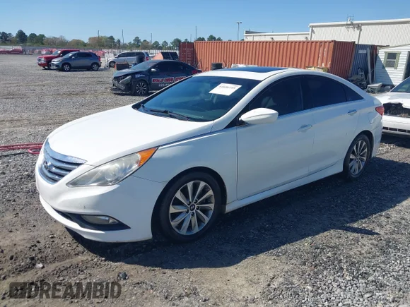 ✅ 2014 Hyundai Sonata SE • VIN: 5NPEC4AC9EH853570 • Lot: 44606195. Wystawiony na IAAI z przebiegiem 139 156 mil. Bezpłatny archiwum sprzedaży aukcyjnych z USA i szczegółowy raport historii pojazdu na DreamBid. Zdjęcie 2.