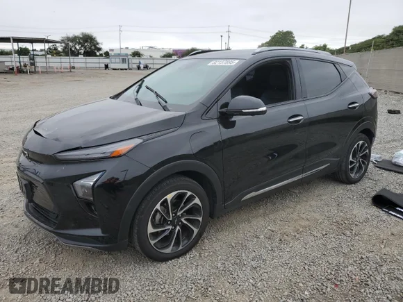 ✅ 2023 Chevrolet Bolt EUV Premier • VIN: 1G1FZ6S09P4156954 • Lot: 82137895. Listed on Copart with 48,480 mi. Free auction sales archive from the USA and detailed vehicle history report at DreamBid. Image 1.