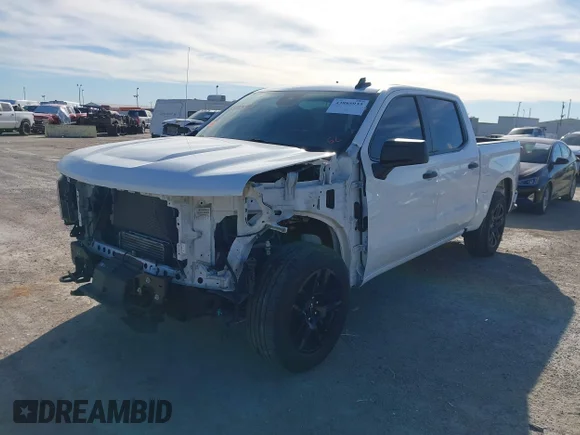 ✅ 2023 Chevrolet Silverado 1500 Custom • VIN: 1GCPABEK7PZ277302 • Lot: 43885933. Wystawiony na IAAI z przebiegiem 117 175 mil. Bezpłatny archiwum sprzedaży aukcyjnych z USA i szczegółowy raport historii pojazdu na DreamBid. Zdjęcie 2.