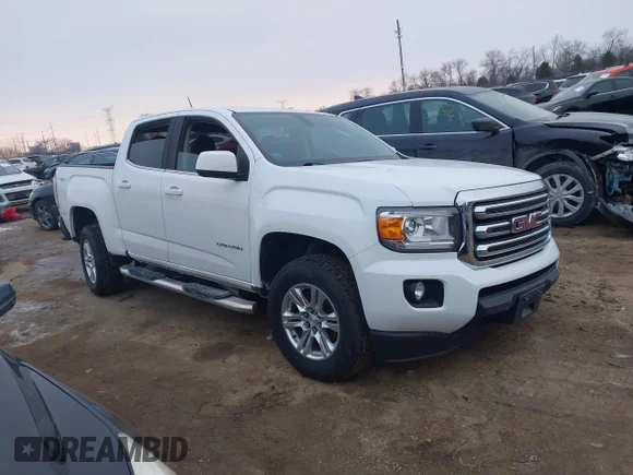 ✅ 2019 GMC Canyon 4WD SLE • VIN: 1GTG6CEN3K1335933 • Lot: 44324783. Listed on IAAI with 63,882 mi. Free auction sales archive from the USA and detailed vehicle history report at DreamBid. Image 1.