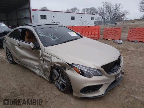 ✅ 2017 Mercedes-Benz E 400 • VIN: WDDKJ6HB9HF357089 • Lot: 44538108. Listed on IAAI with 93,422 mi. Free auction sales archive from the USA and detailed vehicle history report at DreamBid. Image 1.