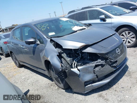 ✅ 2024 Nissan LEAF SV Plus • VIN: 1N4CZ1CV3RC552397 • Лот: 41970158. Опубликован ранее на IAAI с пробегом 6 850 миль. Бесплатный доступ к архиву аукционных продаж из США и подробный отчёт об истории автомобиля на DreamBid. Изображение 1.