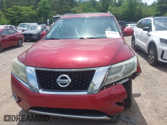 ✅ 2013 Nissan Pathfinder SV • VIN: 5N1AR2MN3DC619090 • Lot: 44998880. Listed on IAAI with 144,865 mi. Free auction sales archive from the USA and detailed vehicle history report at DreamBid. Image 6.