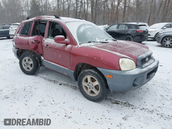 ✅ 2004 Hyundai Santa Fe • VIN: KM8SB12BX4U812469 • Lot: 44489294. Wystawiony na IAAI z przebiegiem 120 494 mil. Bezpłatny archiwum sprzedaży aukcyjnych z USA i szczegółowy raport historii pojazdu na DreamBid. Zdjęcie 1.