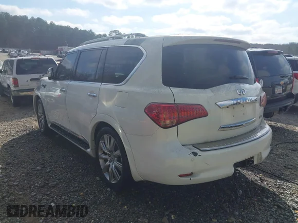 ✅ 2011 Infiniti QX56 7-passenger • VIN: JN8AZ2NE1B9005771 • Lot: 44523765. Listed on IAAI with Not provided. Free auction sales archive from the USA and detailed vehicle history report at DreamBid. Image 3.