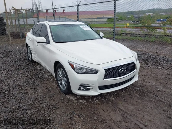 ✅ 2015 Infiniti Q50 Premium • VIN: JN1BV7AR2FM423151 • Lot: 45065448. Listed on IAAI with 84,689 mi. Free auction sales archive from the USA and detailed vehicle history report at DreamBid. Image 1.