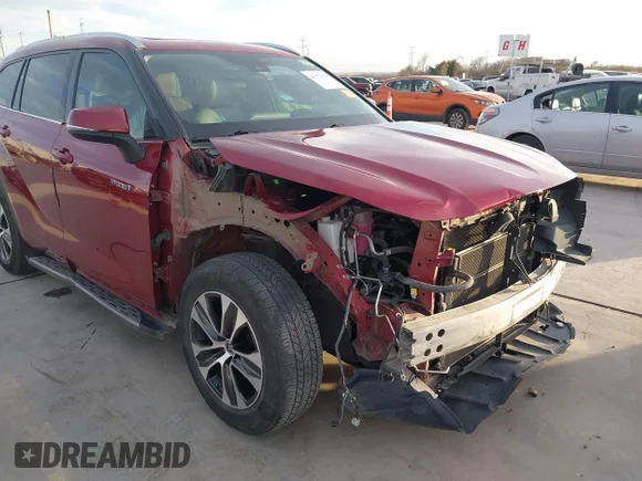 ✅ 2021 Toyota Highlander Hybrid XLE • VIN: 5TDGARAH0MS508394 • Lot: 44372809. Wystawiony na IAAI z przebiegiem 154 504 mil. Bezpłatny archiwum sprzedaży aukcyjnych z USA i szczegółowy raport historii pojazdu na DreamBid. Zdjęcie 6.