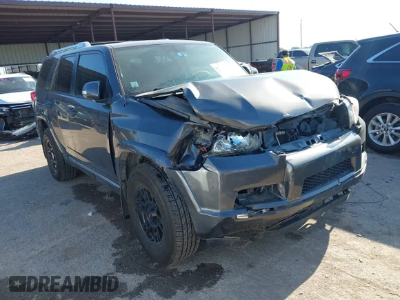 ✅ 2012 Toyota 4Runner SR5 • VIN: JTEZU5JRXC5040739 • Lot: 45020044. Listed on IAAI with 157,033 mi. Free auction sales archive from the USA and detailed vehicle history report at DreamBid. Image 1.