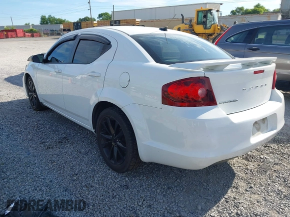 ✅ 2014 Dodge Avenger SE • VIN: 1C3CDZAB1EN201765 • Lot: 45012044. Wystawiony na IAAI z przebiegiem 147 730 mil. Bezpłatny archiwum sprzedaży aukcyjnych z USA i szczegółowy raport historii pojazdu na DreamBid. Zdjęcie 3.