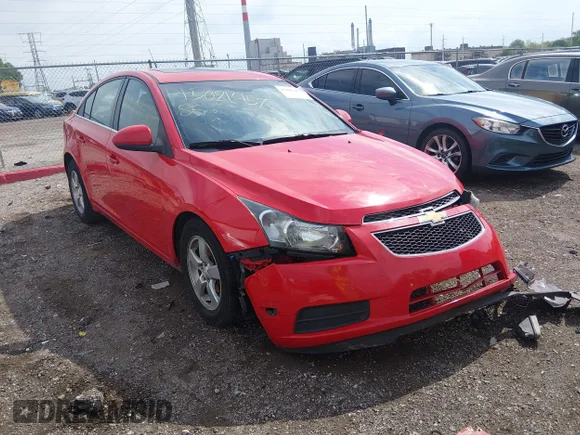 ✅ 2014 Chevrolet Cruze 1LT • VIN: 1G1PC5SB3E7473691 • Lot: 45021457. Listed on IAAI with 106,755 mi. Free auction sales archive from the USA and detailed vehicle history report at DreamBid. Image 1.