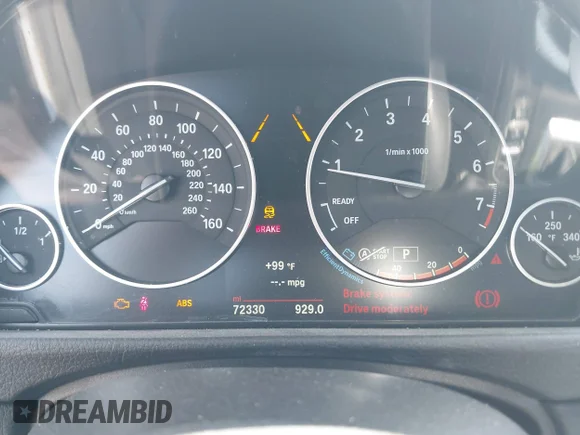 ✅ 2016 BMW 3 Series 335i Gran Turismo xDrive • VIN: WBA3X9C51GD869582 • Лот: 42713529. Опубліковано раніше на IAAI з пробігом 72 330 миль. Безкоштовний доступ до архіву аукціонних продажів зі США та докладний звіт про історію автомобіля на DreamBid. Зображення 7.