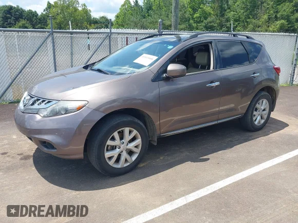 ✅ 2014 Nissan Murano SV • VIN: JN8AZ1MU5EW421282 • Lot: 45533008. Listed on IAAI with 138,139 mi. Free auction sales archive from the USA and detailed vehicle history report at DreamBid. Image 2.