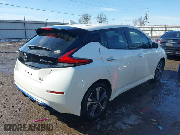 ✅ 2022 Nissan LEAF SV Plus • VIN: 1N4BZ1CV9NC557996 • Lot: 41580168. Wystawiony na IAAI z przebiegiem 32 833 mil. Bezpłatny archiwum sprzedaży aukcyjnych z USA i szczegółowy raport historii pojazdu na DreamBid. Zdjęcie 4.
