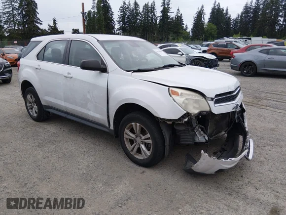 ✅ 2012 Chevrolet Equinox LS • VIN: 2GNALBEK5C1171313 • Lot: 45234380. Listed on IAAI with 123,483 mi. Free auction sales archive from the USA and detailed vehicle history report at DreamBid. Image 1.