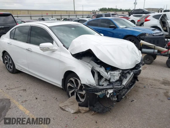 ✅ 2016 Honda Accord EX-L • VIN: 1HGCR3F84GA028374 • Lot: 42174388. Wystawiony na IAAI z przebiegiem Nie podano. Bezpłatny archiwum sprzedaży aukcyjnych z USA i szczegółowy raport historii pojazdu na DreamBid. Zdjęcie 1.