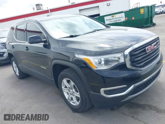 ✅ 2019 GMC Acadia SLE • VIN: 1GKKNRLS8KZ104251 • Лот: 45158938. Опубліковано раніше на IAAI з пробігом 60 180 миль. Безкоштовний доступ до архіву аукціонних продажів зі США та докладний звіт про історію автомобіля на DreamBid. Зображення 1.