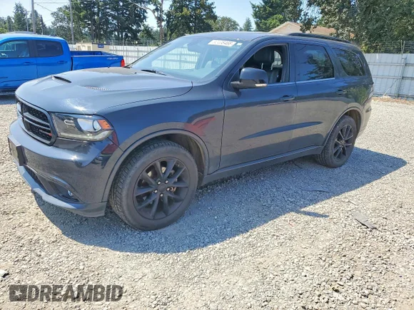 ✅ 2018 Dodge Durango GT • VIN: 1C4RDJDG1JC362492 • Lot: 60408466. Listed on Copart with 101,363 mi. Free auction sales archive from the USA and detailed vehicle history report at DreamBid. Image 1.