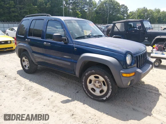 ✅ 2004 Jeep Liberty Sport • VIN: 1J4GL48K04W160265 • Лот: 45526010. Опубліковано раніше на IAAI з пробігом 94 034 миль. Безкоштовний доступ до архіву аукціонних продажів зі США та докладний звіт про історію автомобіля на DreamBid. Зображення 1.