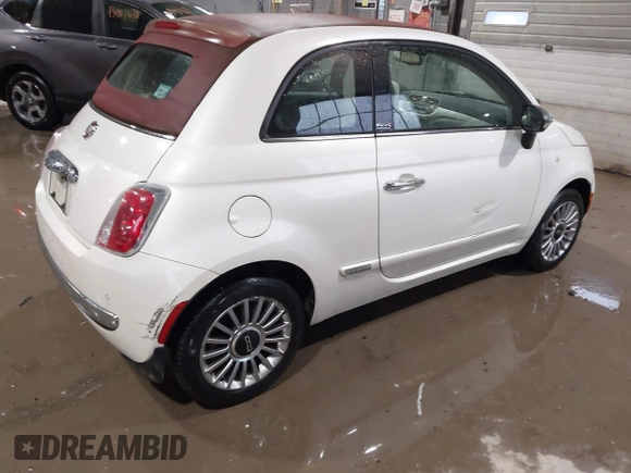 ✅ 2012 FIAT 500 Gucci • VIN: 3C3CFFER7CT164699 • Lot: 44046898. Listed on IAAI with 67,090 mi. Free auction sales archive from the USA and detailed vehicle history report at DreamBid. Image 4.